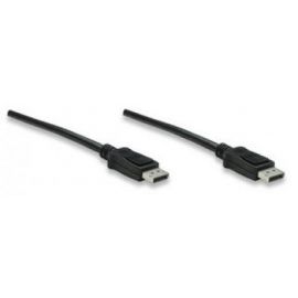 Cable Displayport M MANHATTAN 3070933 m, DisplayPort, DisplayPort, Negro