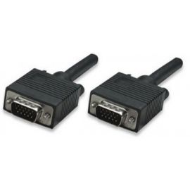 Cable VGAHD15 MANHATTAN3 m, VGA (D-Sub), VGA (D-Sub), Macho/Macho, Negro