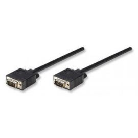 Cable VGAHD15 MANHATTAN9 m, HD15, HD15, Macho/Macho, Negro