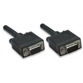 Cable VGAHD15Extension MANHATTAN3 m, VGA (D-Sub), VGA (D-Sub), Macho/hembra, Negro