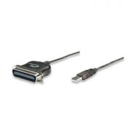 Cable Convertidor Manhattan USB a Paralelo Centronics 1.8 Mts M-H
