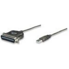 Convertidor USB a CEN36 MANHATTANCentronics 36, Negro