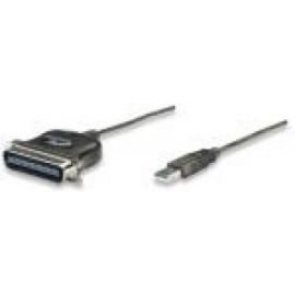 Cable Convertidor Manhattan USB a Paralelo 1.8 Mts Centronics 36