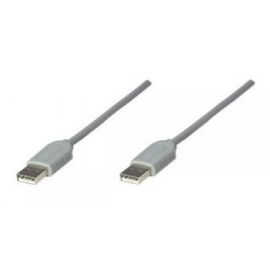 Cable Usb A-A 1.8M Gris