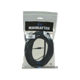 Cable VGA con Audio MANHATTAN30 m, VGA (D-Sub) + 3.5mm, Macho/Macho, Negro