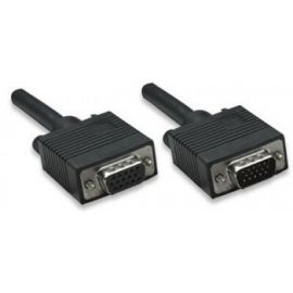 Cable VGAHD15Extension MANHATTAN7, 5 m, VGA (D-Sub), VGA (D-Sub), Macho/hembra, Negro