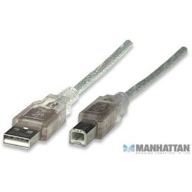 Cable USB MANHATTAN5 m, USB A, USB B, Macho/Macho