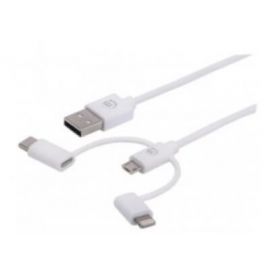 Cable de carga y datos USB 3 en 1