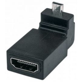 Adaptador HDMI MANHATTANMicro-HDMI, HDMI, Macho/hembra, Negro