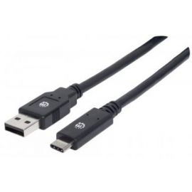 Cable USB-C, Am-Cm 5.0M V2, Negro Manhattan