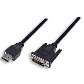 Cable Convertidor Manhattan HDMI a DVI-D 3 Mts 1080P Macho-Macho Monitor