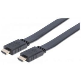 Cable HDMI 2.0 MANHATTAN 39155910 m, HDMI, HDMI, Negro