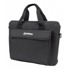 Maletín para Laptop London MANHATTAN 439862Negro, Poliéster, 12.5 pulgadas