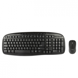 Kit de teclado y mouse Easy Line EASY LINE - Negro, 1000 DPI