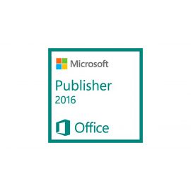 Microsoft Publisher 2016 - Licencia - 1 Pc - Volumen, Académico - Idioma Única - Pc