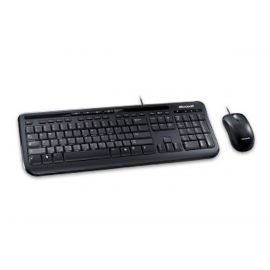 Kit de teclado y mouse MICROSOFT WIRED DESKTOP 600 USBNegro, 400 DPI