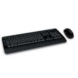 Kit de teclado y mouse MICROSOFT Wireles Desktop 3050Estándar, Negro, 10 m