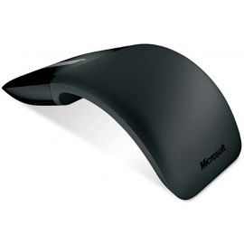 Mouse MICROSOFT Arc Touche Mouse - Negro, 3 botones, RF inalámbrico, BlueTrack, 1000 DPI