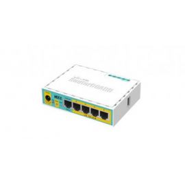 Access Point Mikrotik hEX PoE LITE RouterBoard, 5 Puertos Fast Ethernet, 4 con PoE Pasivo, 1 Puerto USB