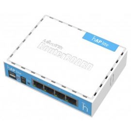 Access Point Mikrotik hAP Lite classic 4 Puertos Fast Ethernet y Wi-Fi 2.4 GHz 802.11 b/g/n