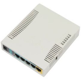 RouterBoard, 5 Puertos Fast, 1 Puerto USB, WiFi 2.4 GHz 802.11 b/g/n, Gran Cobertura con Antena 2.5 dbi, hasta 1 Watt de Potencia