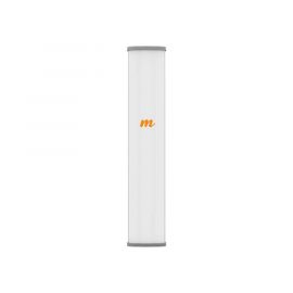 Antena Sectorial MIMO 4X4 de 45°, 4.9 6.4 GHz, IP55, Ganancia de 22 dBi, 4 Conectores N-hembra, Montaje incluido.