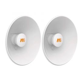 Par de Antenas Modulares Dual Slant, 4.9 6.4 GHz, Dimensiones (27 cm), Apertura 45°, Ganancia de 20 dBi, Diseñadas para radio C5x