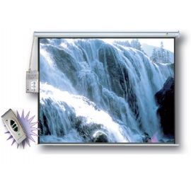 Pantalla de Proyección Multimedia Screens MSE-15284 pulgadas, Eléctrica, Color blanco