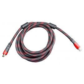 Cable HDMI Naceb Technology3 m, HDMI, HDMI, Rojo
