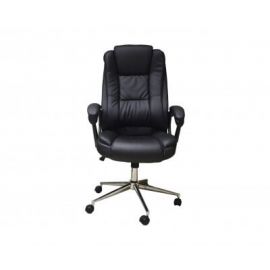 Silla Ejecutiva Naceb Technology Negro NA-0930N - Ejecutiva, Asiento acolchado, Negro, Vinipiel