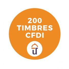 200 Timbres (CFDI) uso exclusivo para Soft Restaurant® NATIONALSOFT