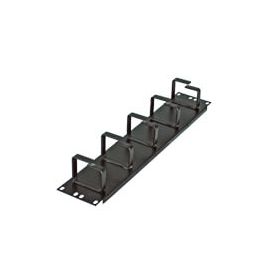 Organizador North System de Cables Vertical Sencillo para Rack de 7 Pies Ducto 4 Pulg X4 Pulg Color Negro Liso