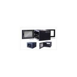 Gabinete North System para Montaje en Pared C/E 6 U.R. Color Negro Texturizado, Incluye Equipamiento de Linea