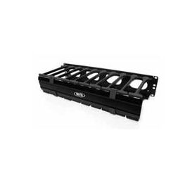 Organizador de Cables North System Fingerpro Sencillo Horizontal, 19 Pulgadas, 2 U.R. Frontal
