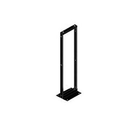 Rack North System 2 Postes a 19 Pulgadas 7 Pies Aluminio Pintado Color Negro