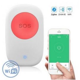 Botón de Emergencia Inteligente WiFi Orvibo SE20-O, Color blanco, CR2032
