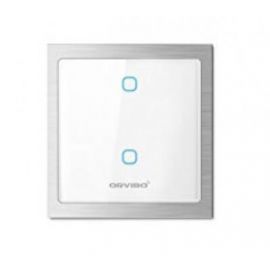 Apagador Doble ON/OFF Inteligente WiFi Orvibo T20W2Z, Color blanco, Inalámbrica, Wi-Fi