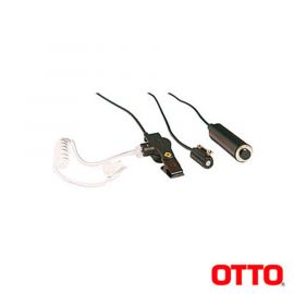 Kit de Micrófono-Audífono profesional de 3 cables Motorola EP350/450/450S, MAGONE, MOTOTRBO: DEP450,XPR3000,CP200D. Hytera TC500/600