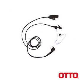 Micrófono-Audífono Profesional de 2 Cables para KENWOOD NX200/300/410/5000, TK-480/2180/3180