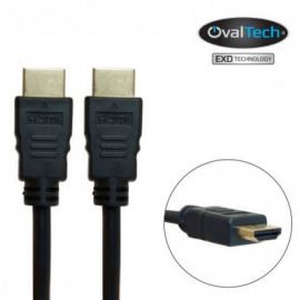 Cable HDMI macho/macho 10 mts Full HD 1080p color negro. Premium OvalTech