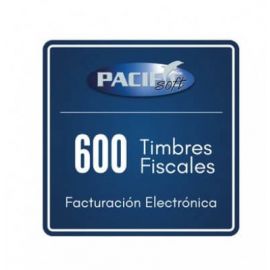 Paquete de 600 Timbres Fiscales para PV PACIFIC SOFT FE_PAQ600, Punto de venta