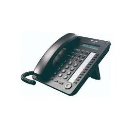 Telefono Panasonic Kx-At7730 Hibrido con Pantalla de 1 Linea, 12 Teclas DSS y Altavoz Negro