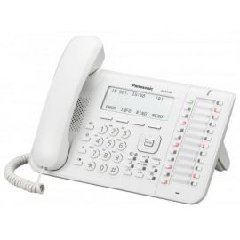 Teléfono Digital PANASONICDesk/Wall, Color blanco, Si, Si, LCD