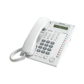 Teléfono Híbrido PANASONIC KX-T7730XEscritorio, Color blanco, Si, No, LCD