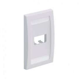 Placa para pared PANDUIT2, Color blanco, ABS sintéticos, 6, 98 cm, 11, 43 cm