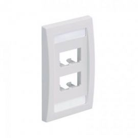 Placa Ejecutiva PANDUIT CFPE4WHYColor blanco