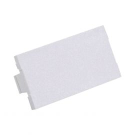 Módulo de tapa ciega (Inserto Ciego), de 1/3, Color Blanco Mate