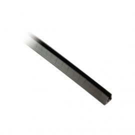 Cubre-filos Ranurado con Adhesivo, para Bordes de 0.9 a 1.6mm, de 30.5m de Largo, Color Negro