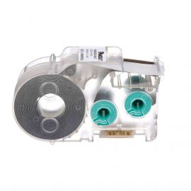 Casete de Etiquetas de Cinta Continua, Tubo TermoContractil, 4.6 mm de Diámetro, 8.6 mm de Ancho, 2.4 m de largo, para Cables 18-12 AWG, Color Blanco