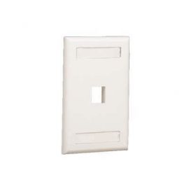 Face Plate PANDUIT nk1fiwyColor blanco, ABS sintéticos